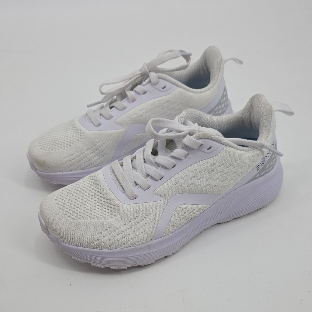 Bronax White Sneakers with Breathable Mesh and Cushioned Sole 8